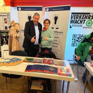 Olaf Stieper und Claudia Ruede auf der Ehrenamtsmesse