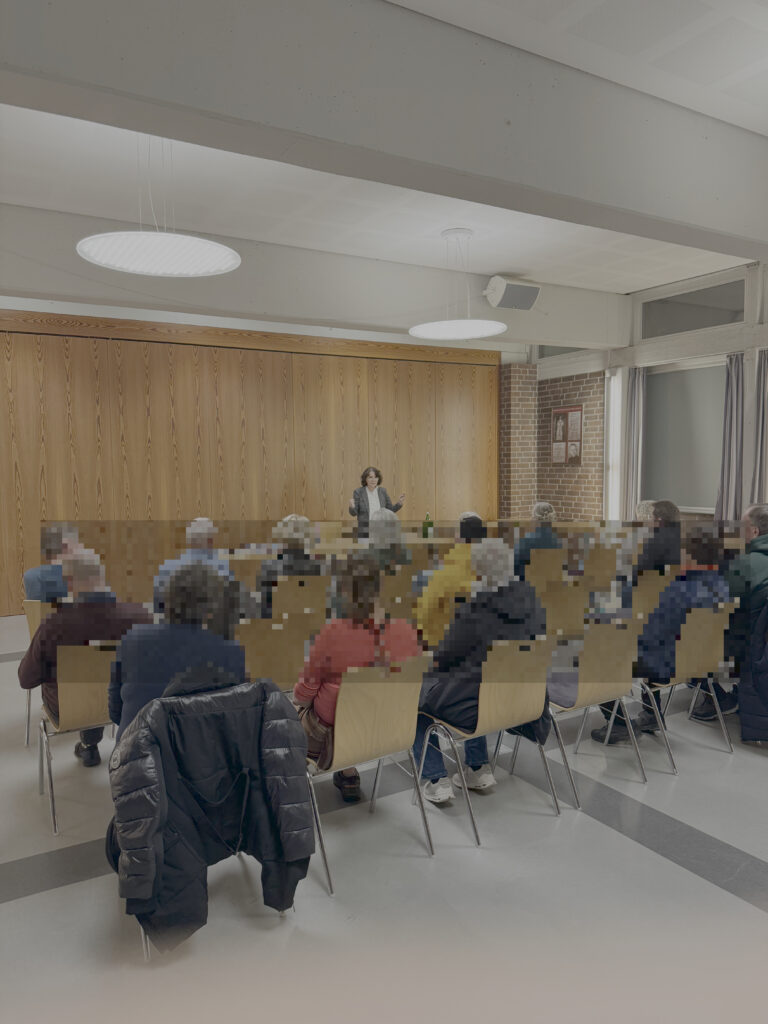 Die Landesvorsitzende des Weißen Rings Hamburg bei ihren Vortrag